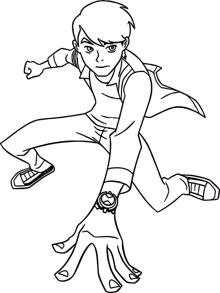 Coloriage Ben 10 à imprimer