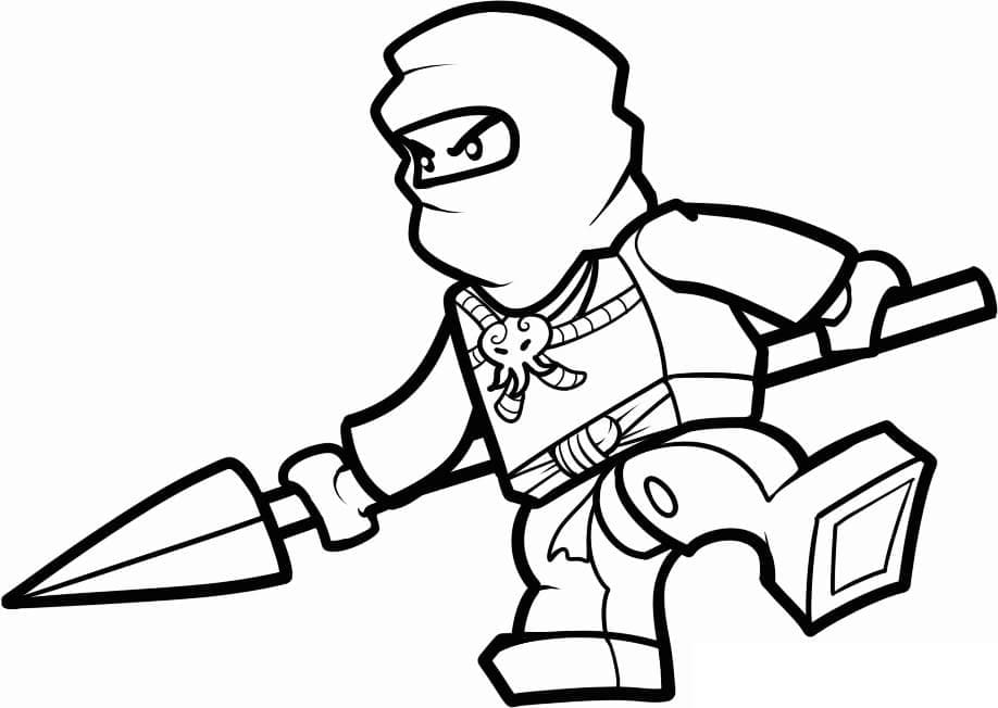 Coloriage Dessiner des Lego Ninjago faciles à imprimer gratuitement