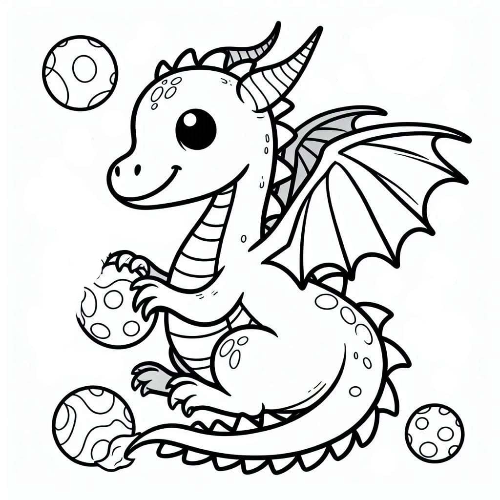 Coloriage Dessiner Dragon 1