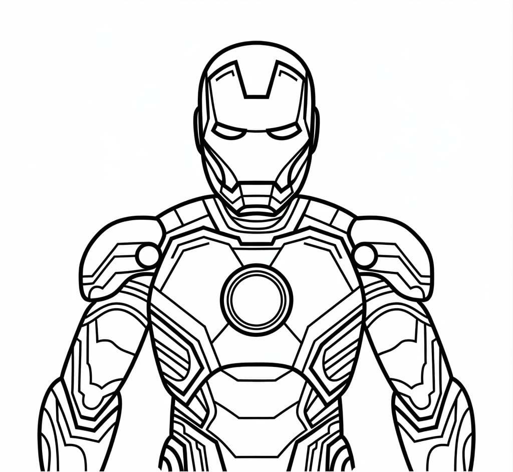 Coloriage Dessiner Iron Man 3