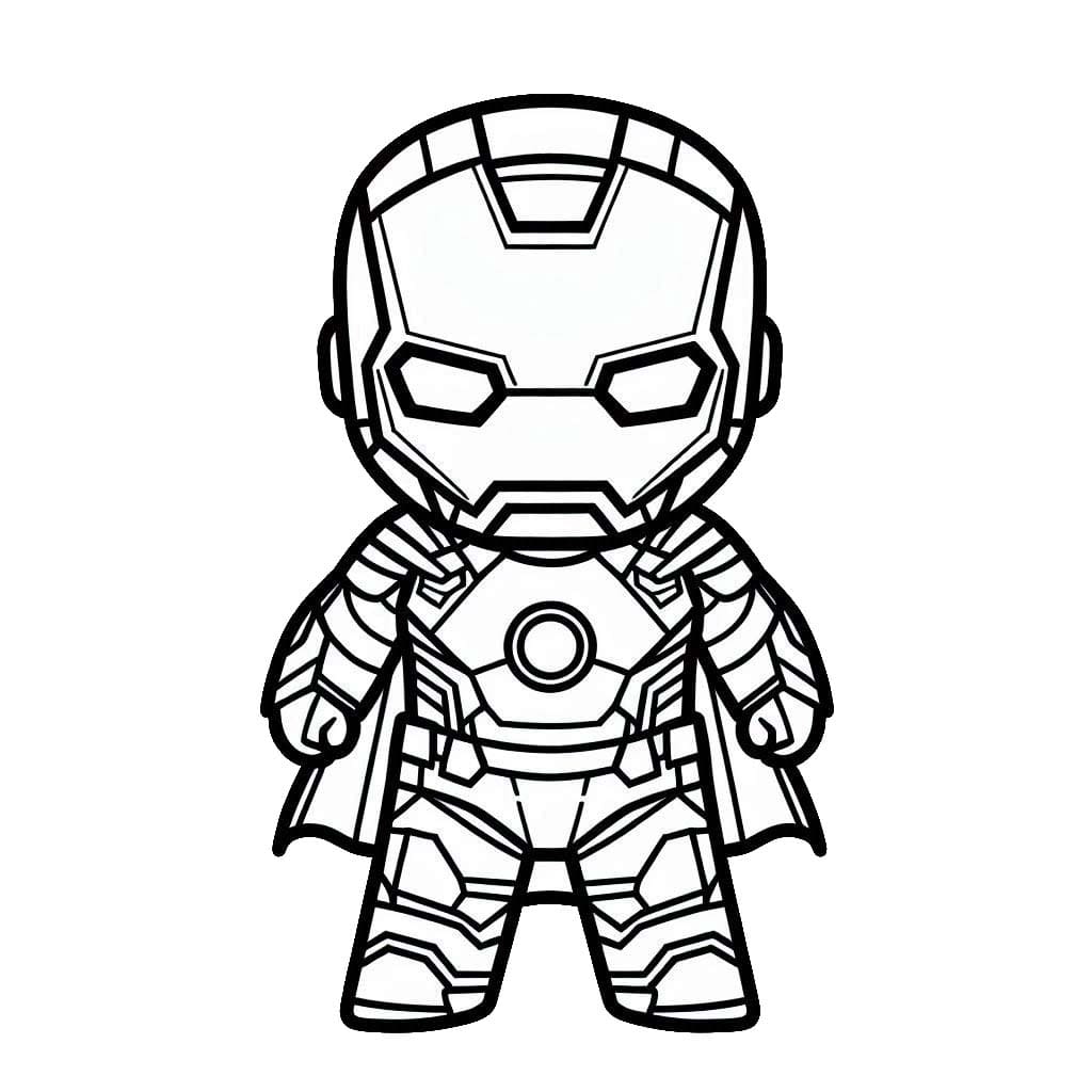 Coloriage Dessiner Iron Man 5