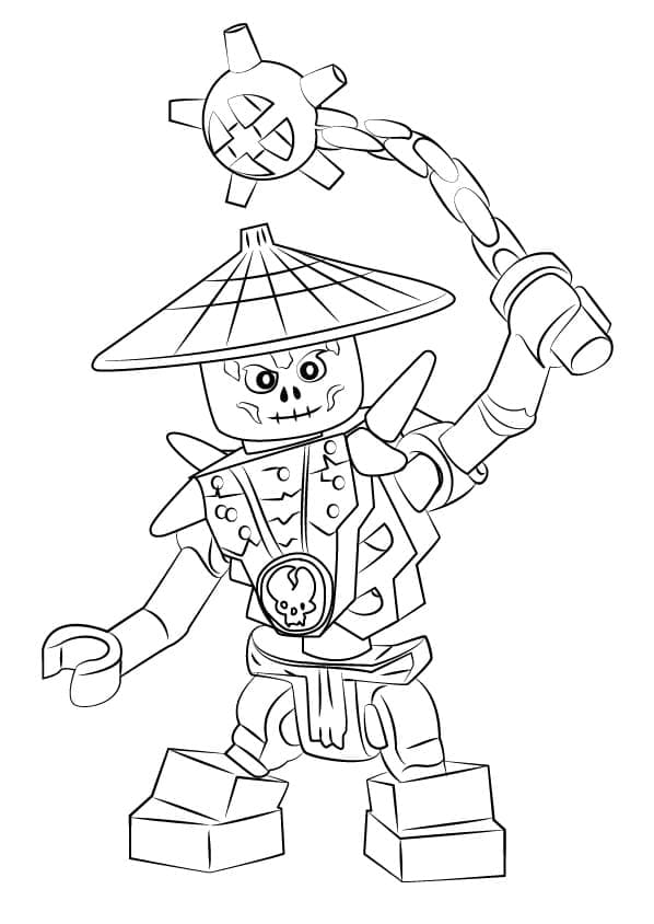 Coloriage Dessiner Lego Ninjago Frakjaw