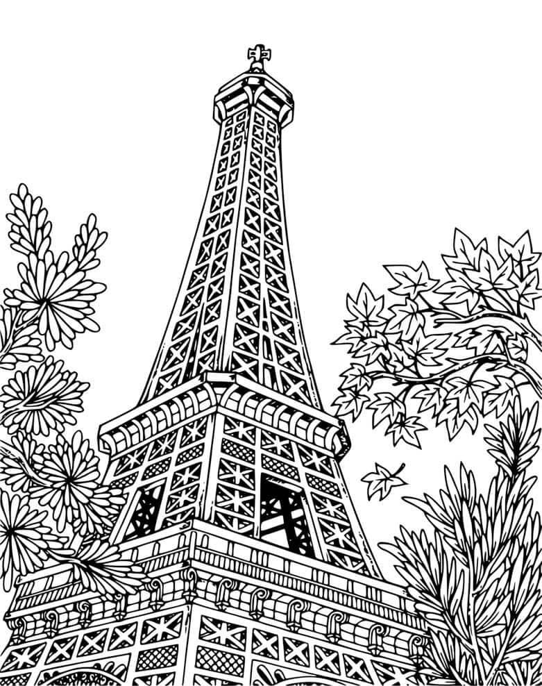 Coloriage Dessiner Paris 6