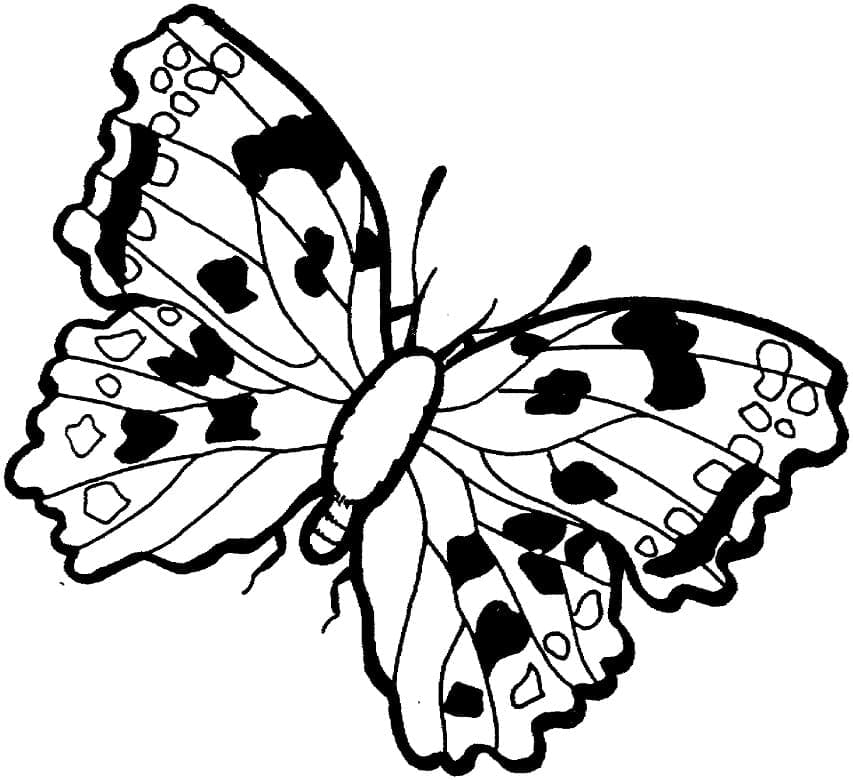 Coloriage Papillon pour les enfants à imprimer