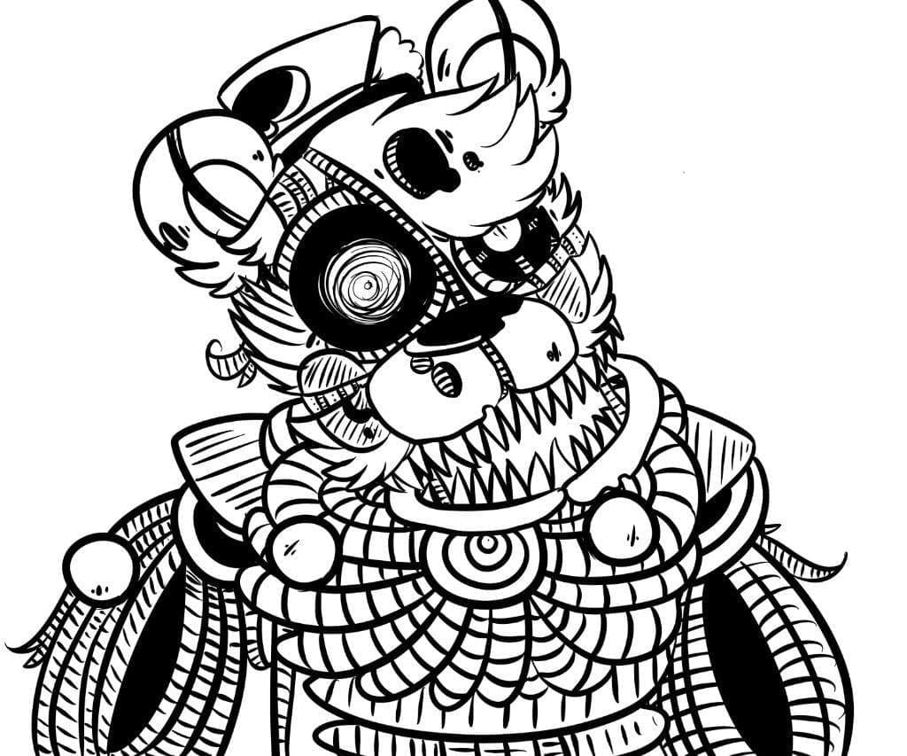 Coloriage Dessiner FNAF Animatronic