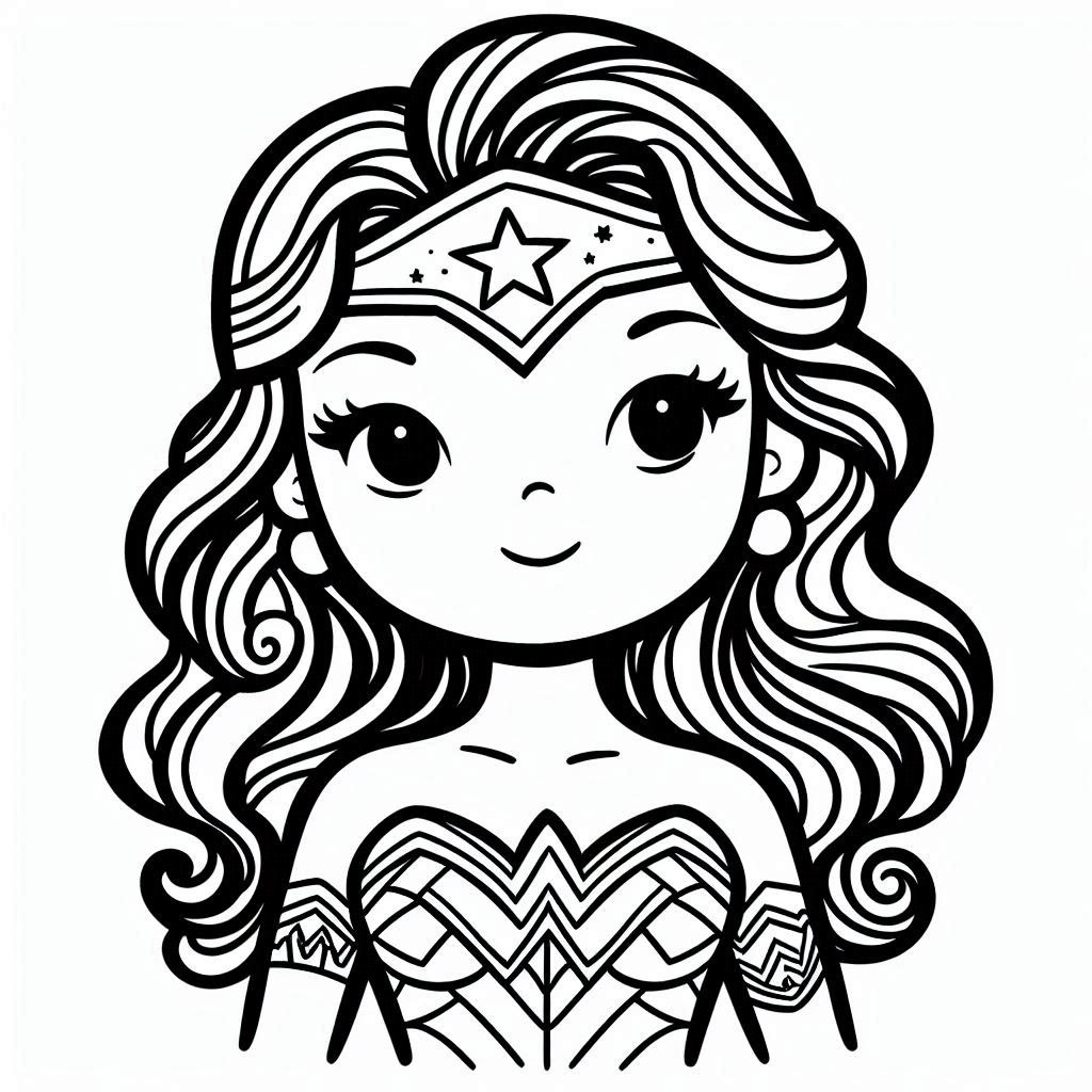 Coloriage Dessiner Wonder Woman