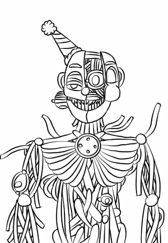 Coloriage Dessinez gratuitement Ennard Five Nights at Freddy's