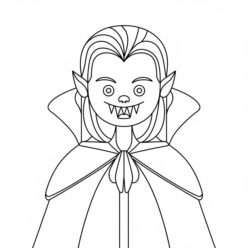 Coloriage Vampires pour enfants