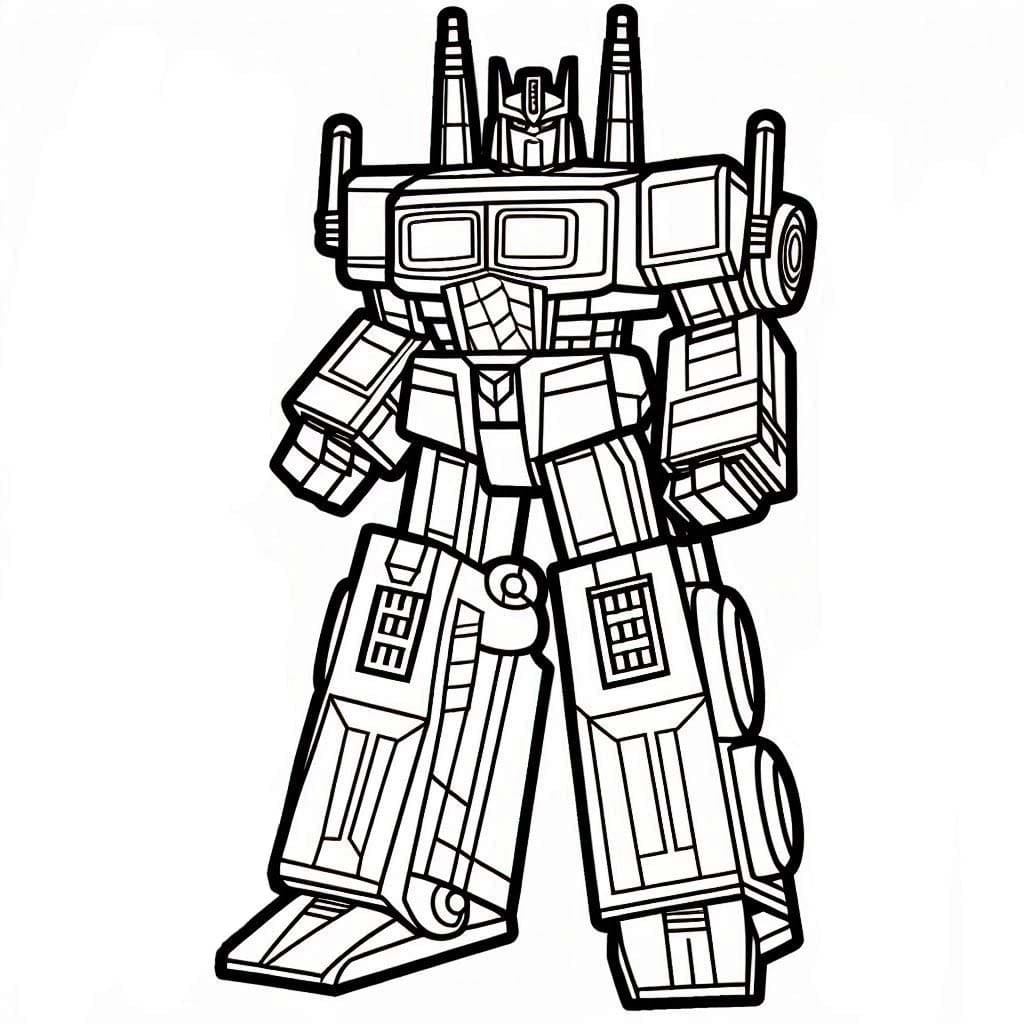 Coloriage Dessiner Transformers 3 à imprimer