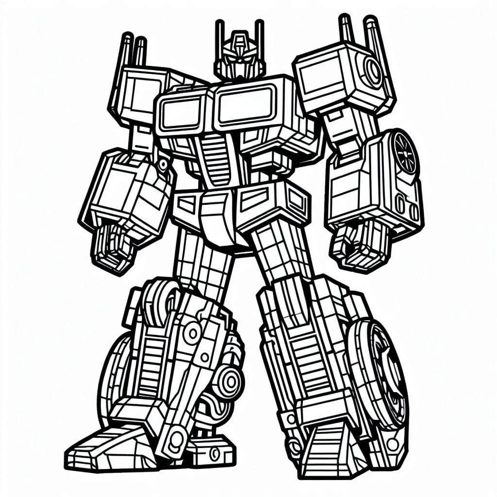 Coloriage Dessiner Transformers 4 à imprimer