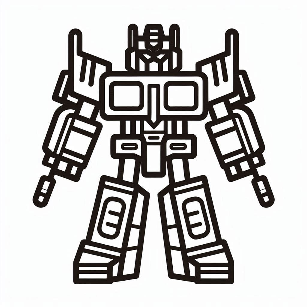 Coloriage Transformers imprimable gratuitement à imprimer