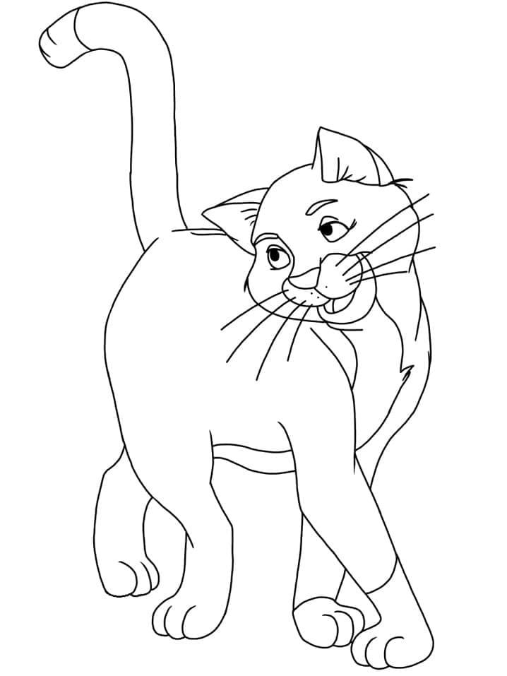 Coloriage Les Aristochats Thomas O’Malley à imprimer