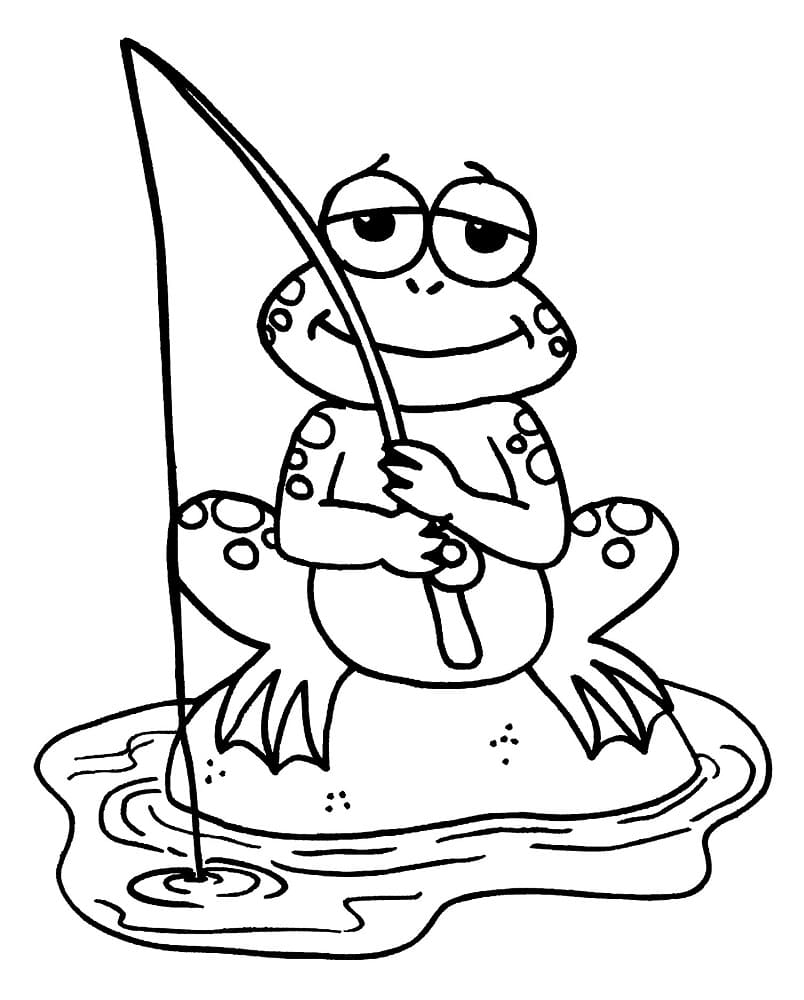 Coloriage Grenouille à imprimer