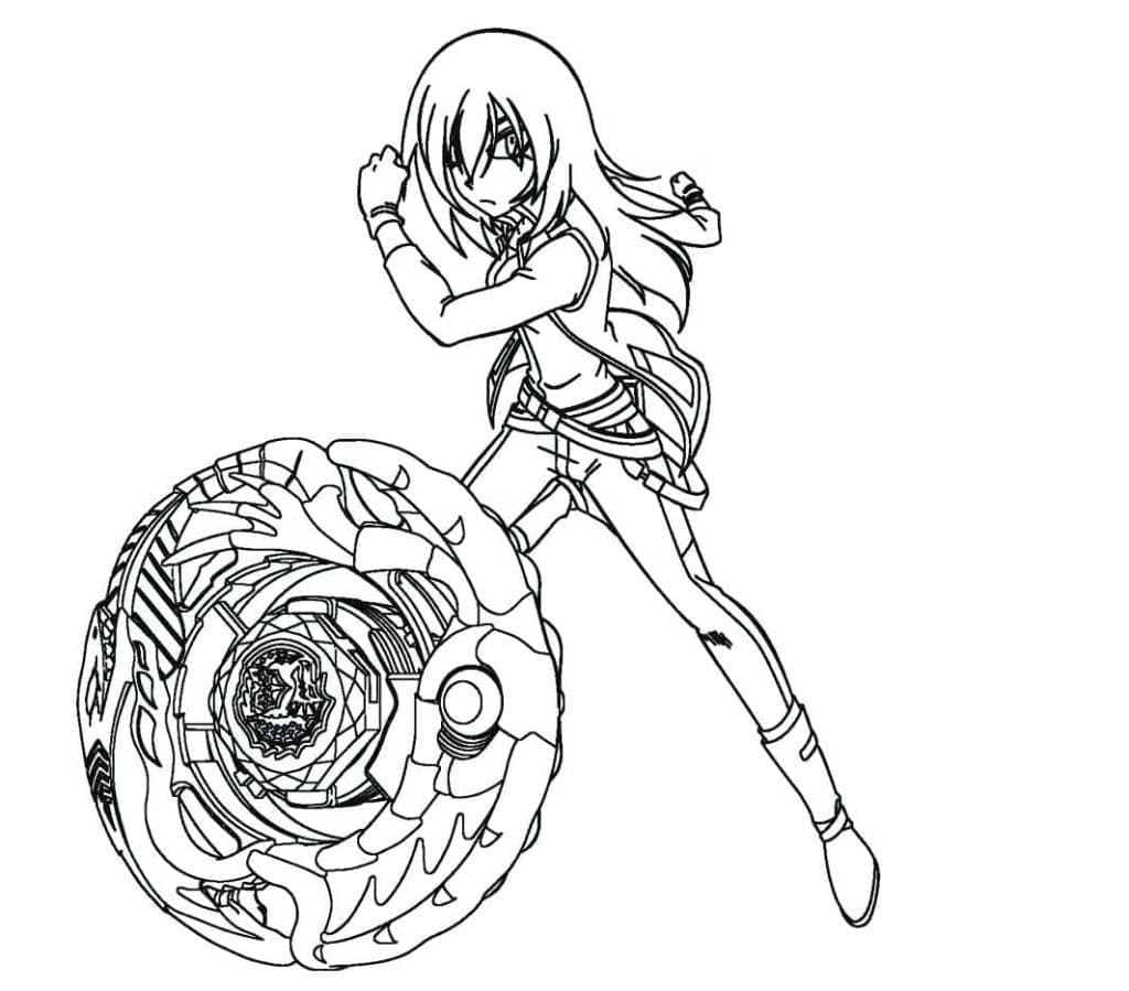 Coloriage Beyblade Imprimable