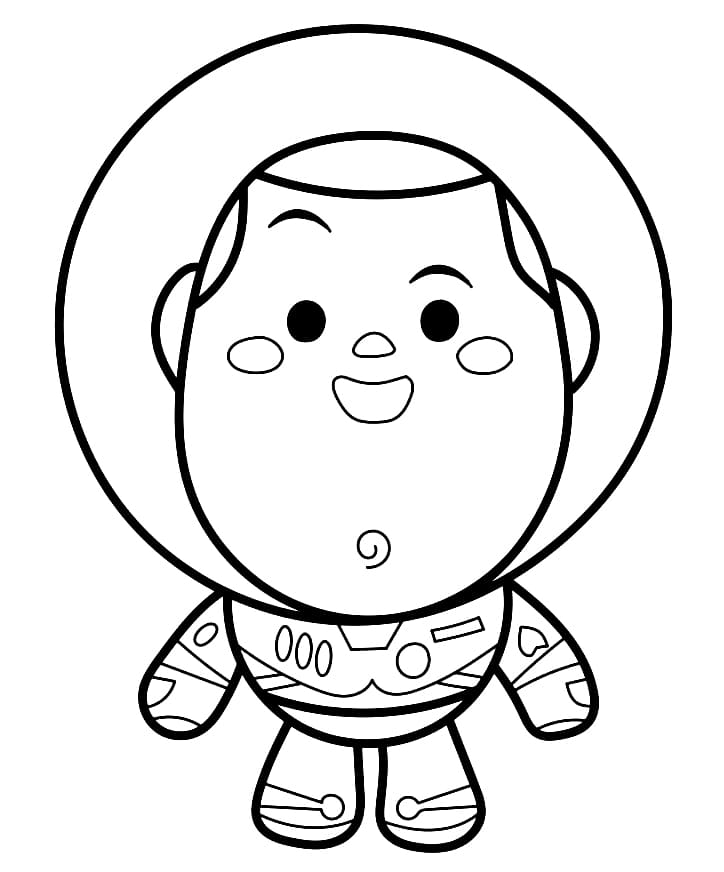 Coloriage Chibi Buzz L Eclair