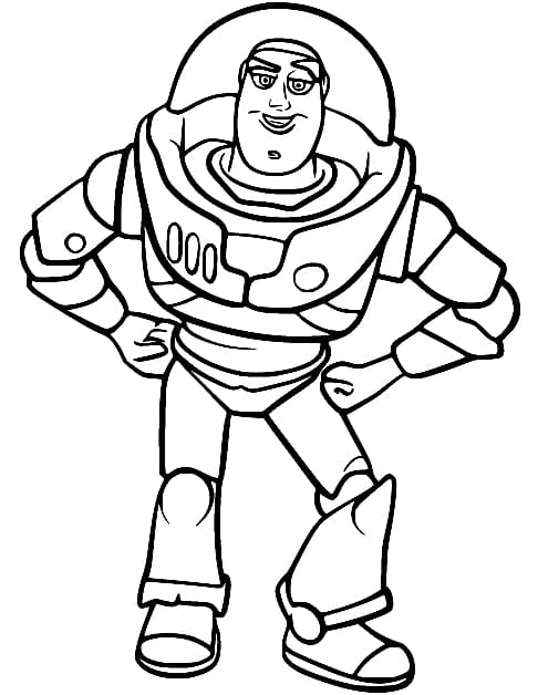 Coloriage Gratuit Buzz L Eclair Toy Story