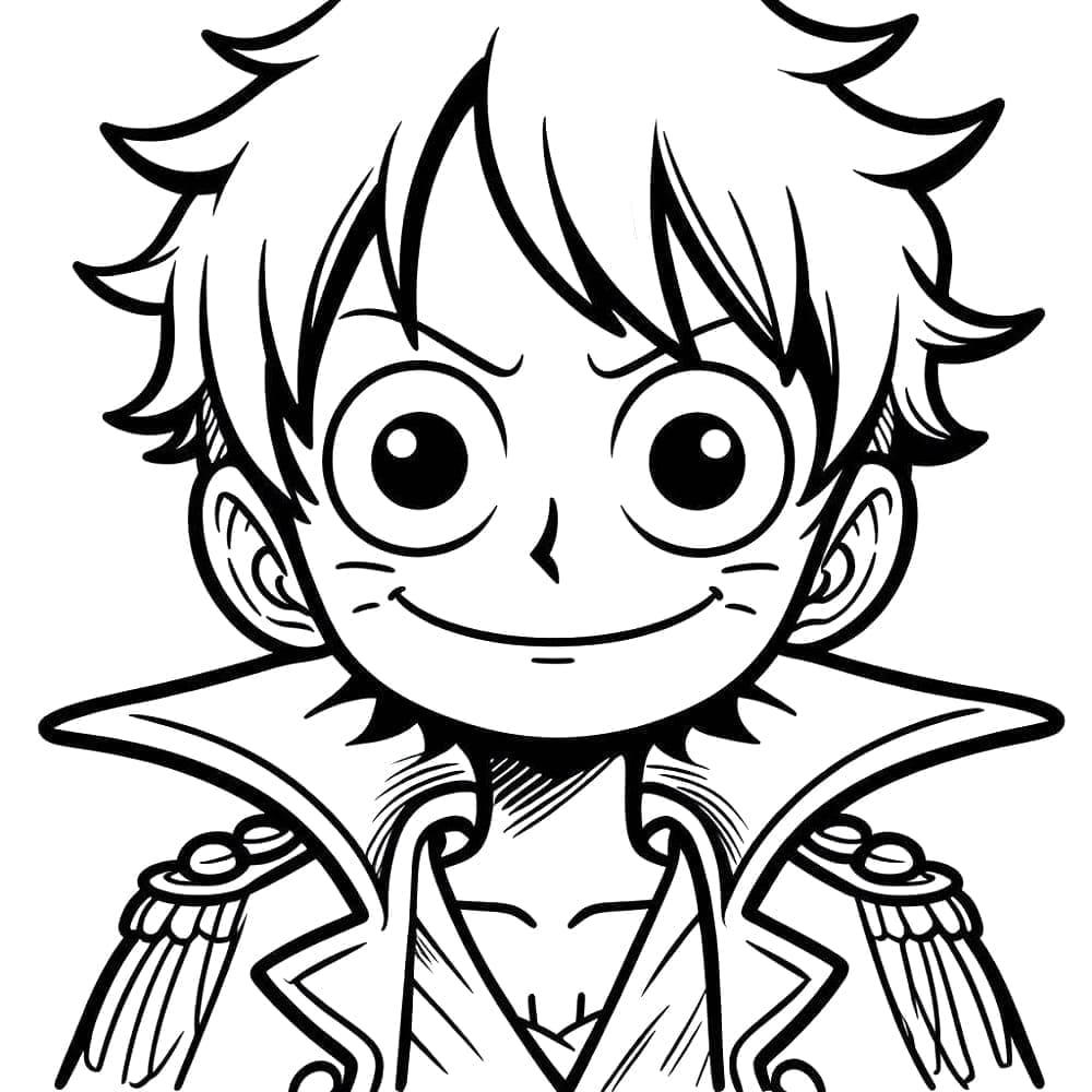 Coloriage Luffy Mignon À Imprimer à imprimer