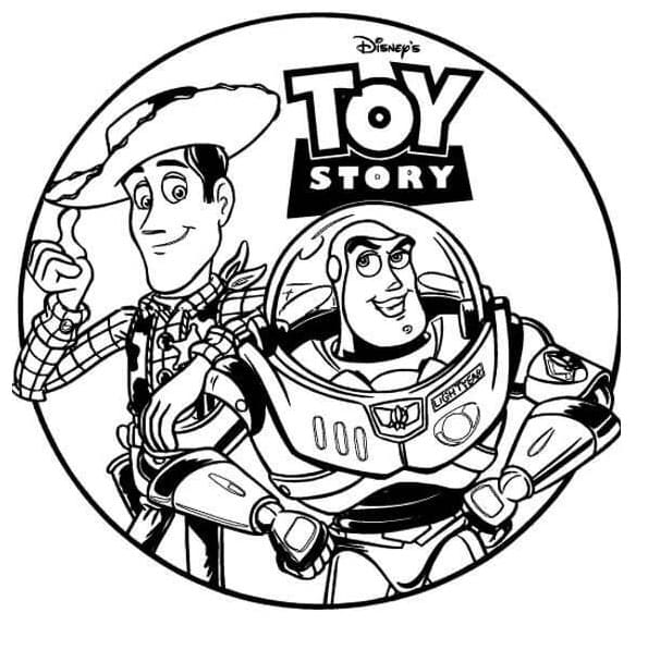 Coloriage Woody De Buzz