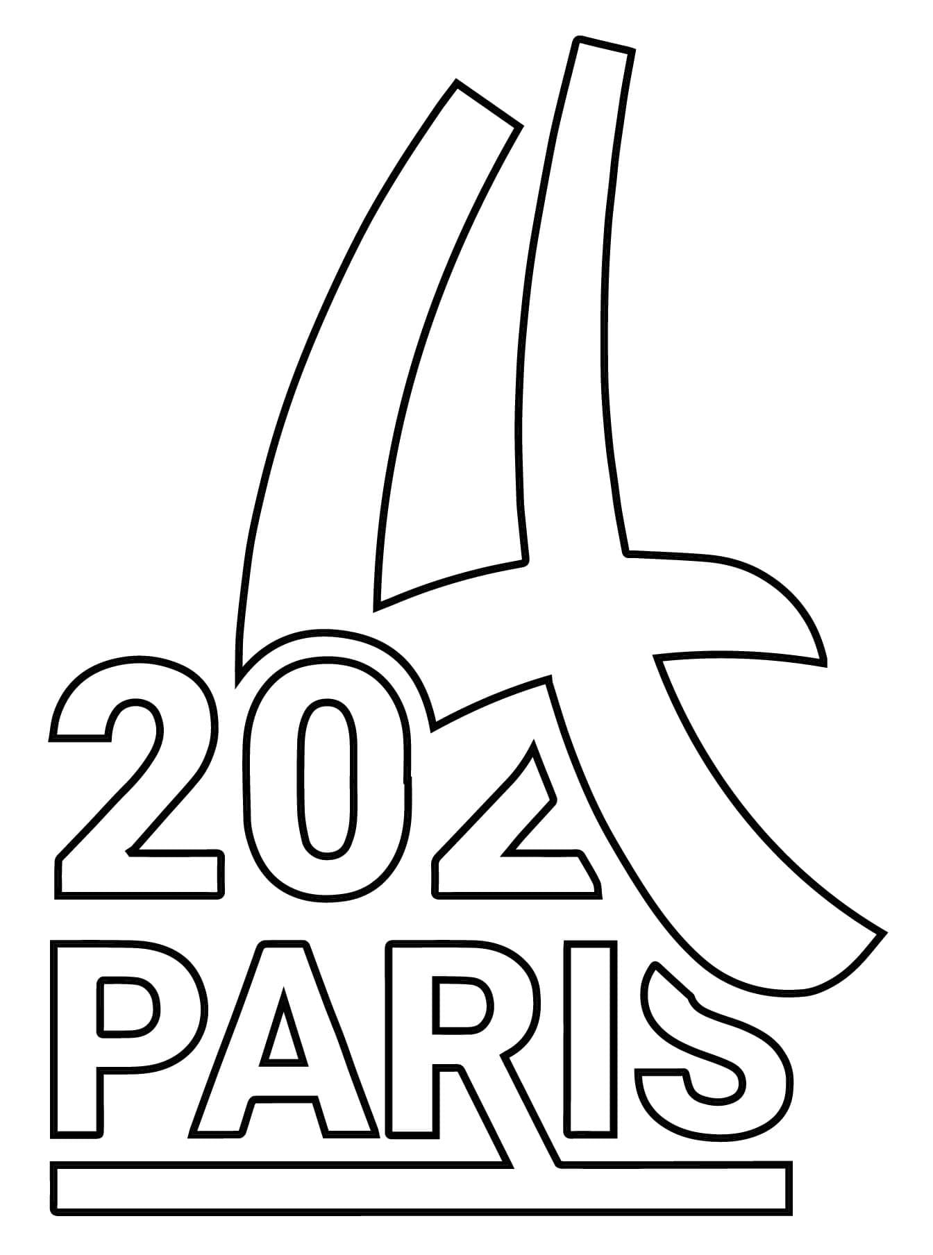 Coloriage Jeux Olympiques 2024 de Paris