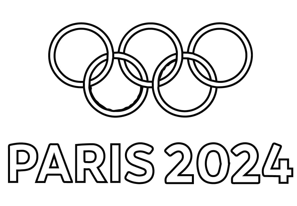 Coloriage Jeux Olympiques 2024 à imprimer