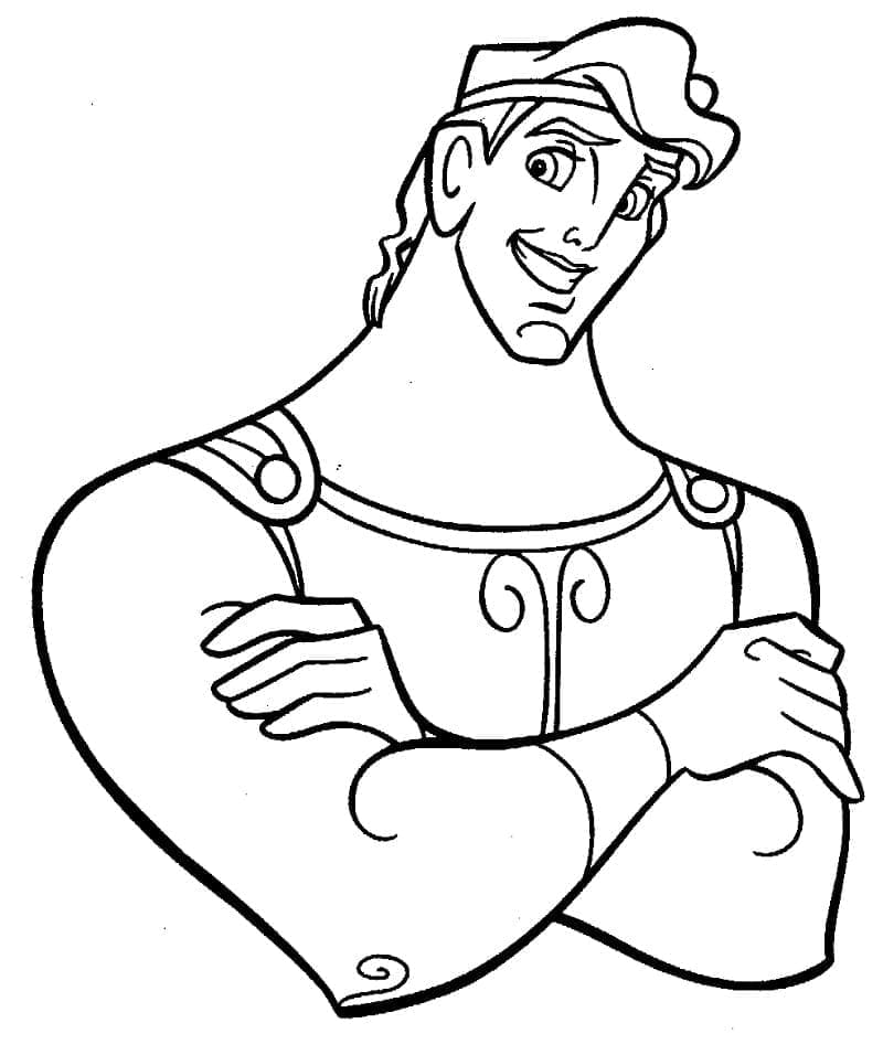 Coloriage Hercule à imprimer