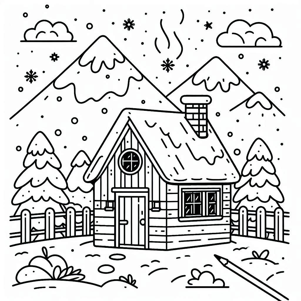 Coloriage Photos artistiques igloo