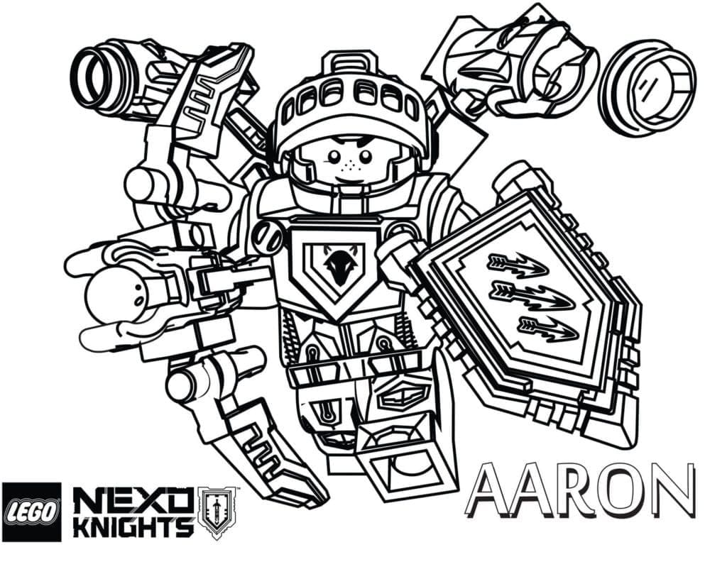 Coloriage Dessiner Lego Nexo Knights - Page 4