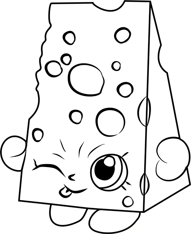 Coloriage Chee Zee à Shopkins à imprimer