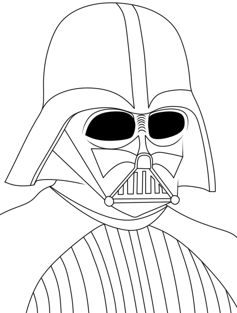 Coloriage Dark Vador gratuit