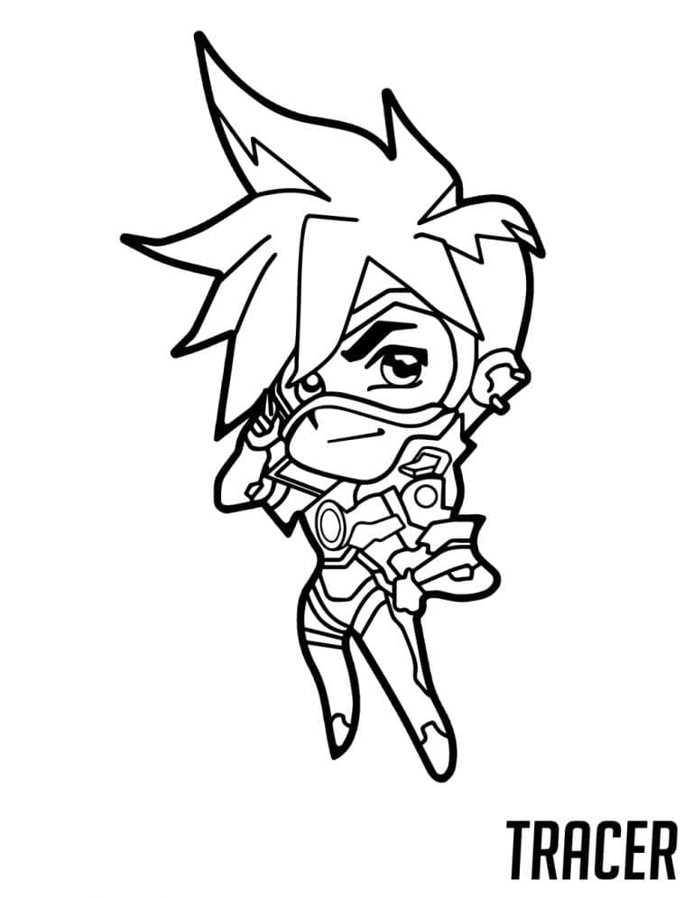 Coloriage Dessiner Chibi Tracer