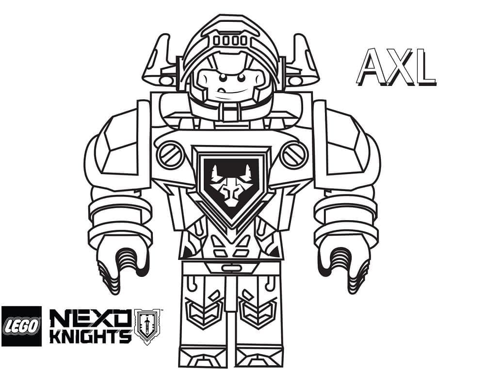 Coloriage Dessiner Lego Nexo Knights – Page 10 à imprimer