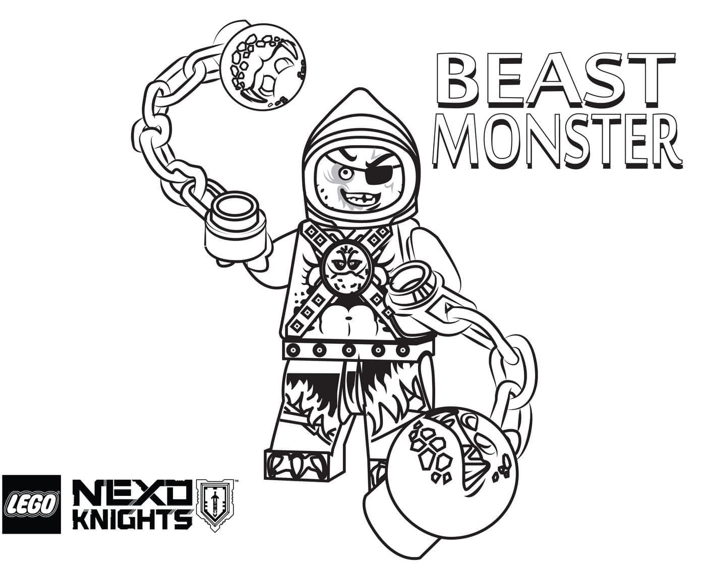 Coloriage Dessiner Lego Nexo Knights – Page 11 à imprimer