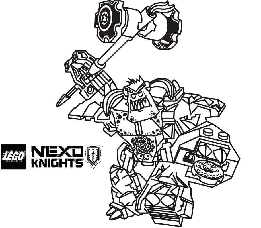 Coloriage Dessiner Lego Nexo Knights - Page 13