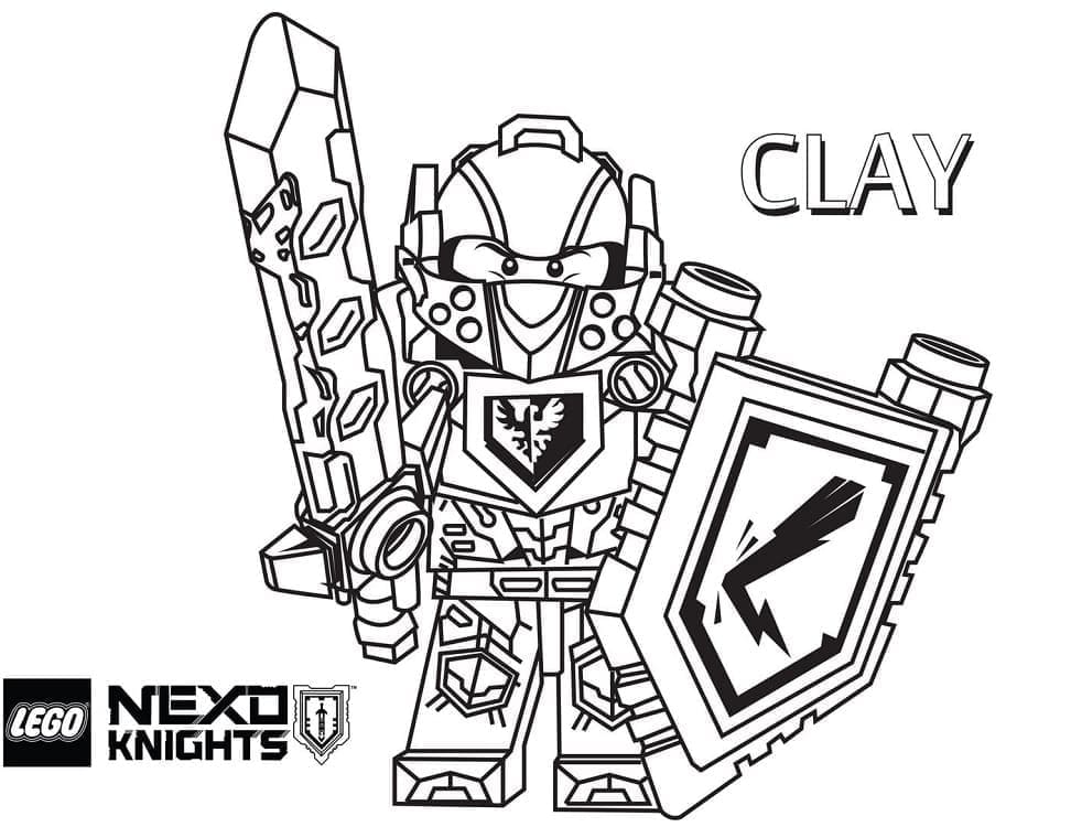 Coloriage Dessiner Lego Nexo Knights – Page 16 à imprimer