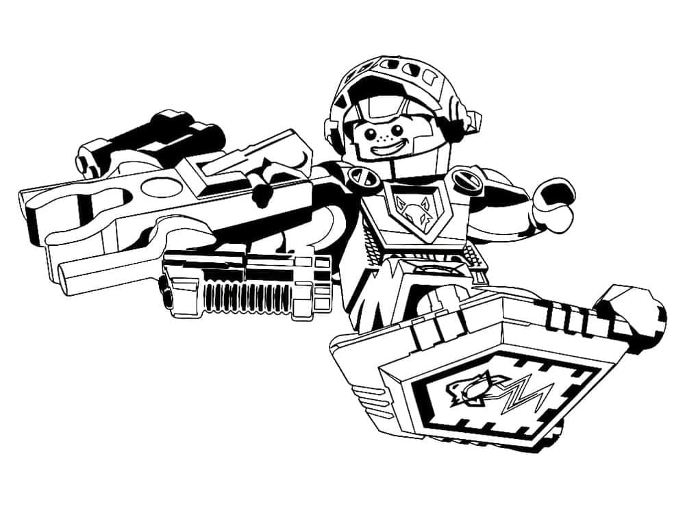 Coloriage Dessiner Lego Nexo Knights – Page 2 à imprimer