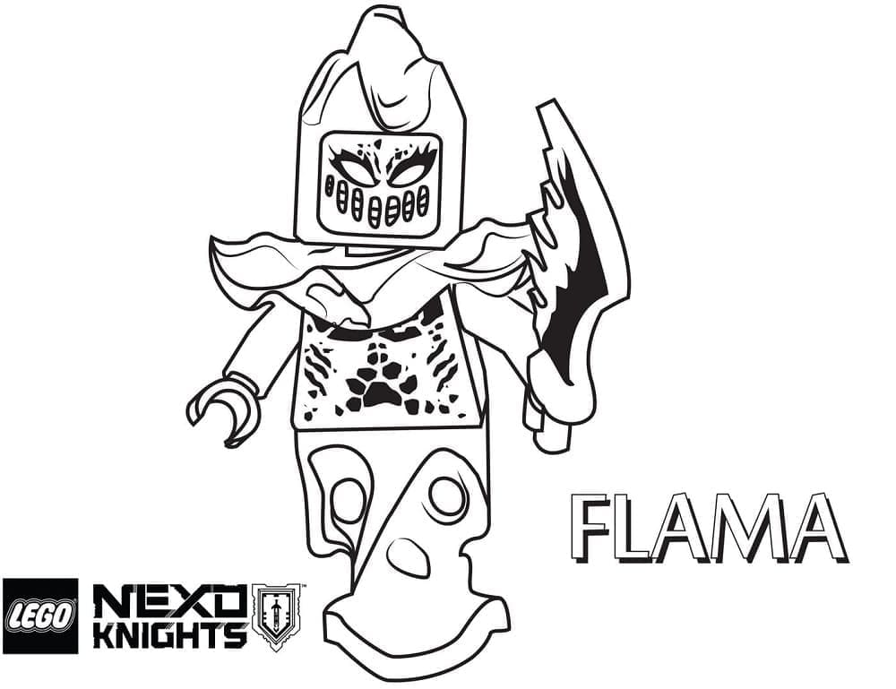 Coloriage Dessiner Lego Nexo Knights – Page 22 à imprimer