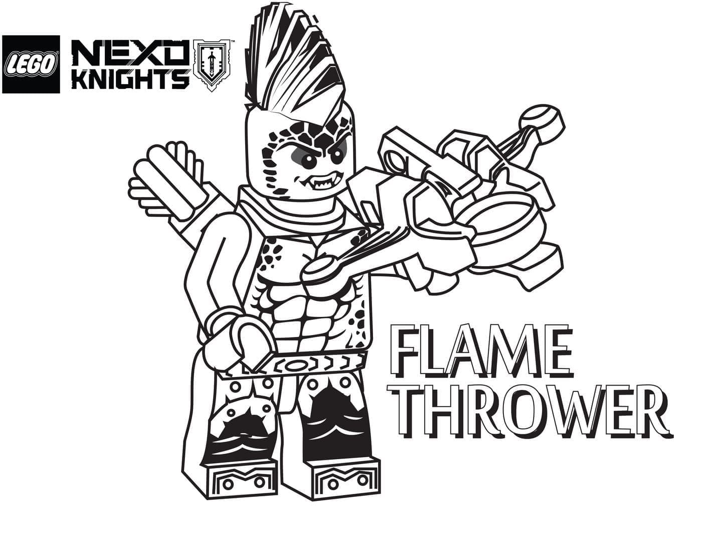 Coloriage Dessiner Lego Nexo Knights – Page 23 à imprimer