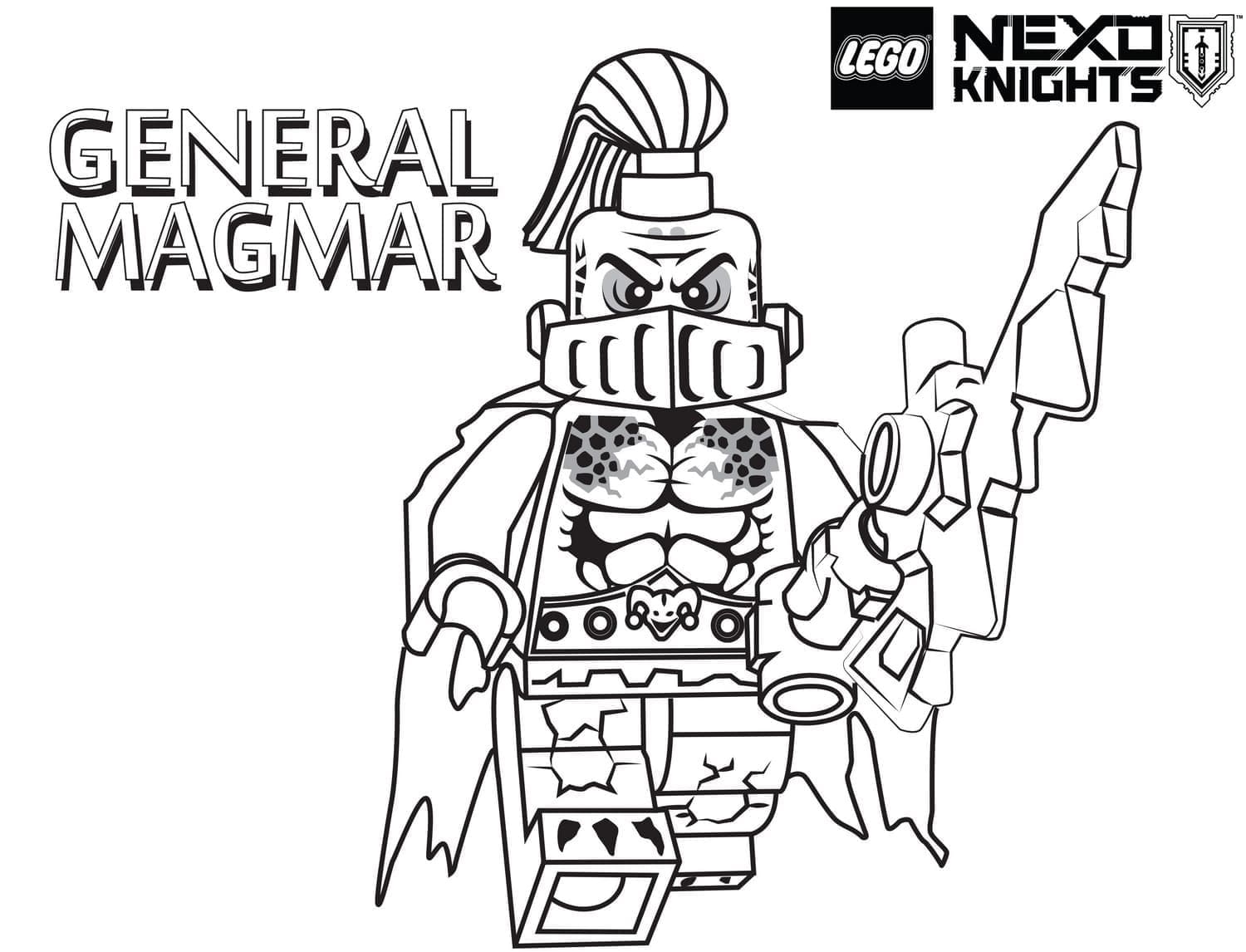 Coloriage Dessiner Lego Nexo Knights - Page 24