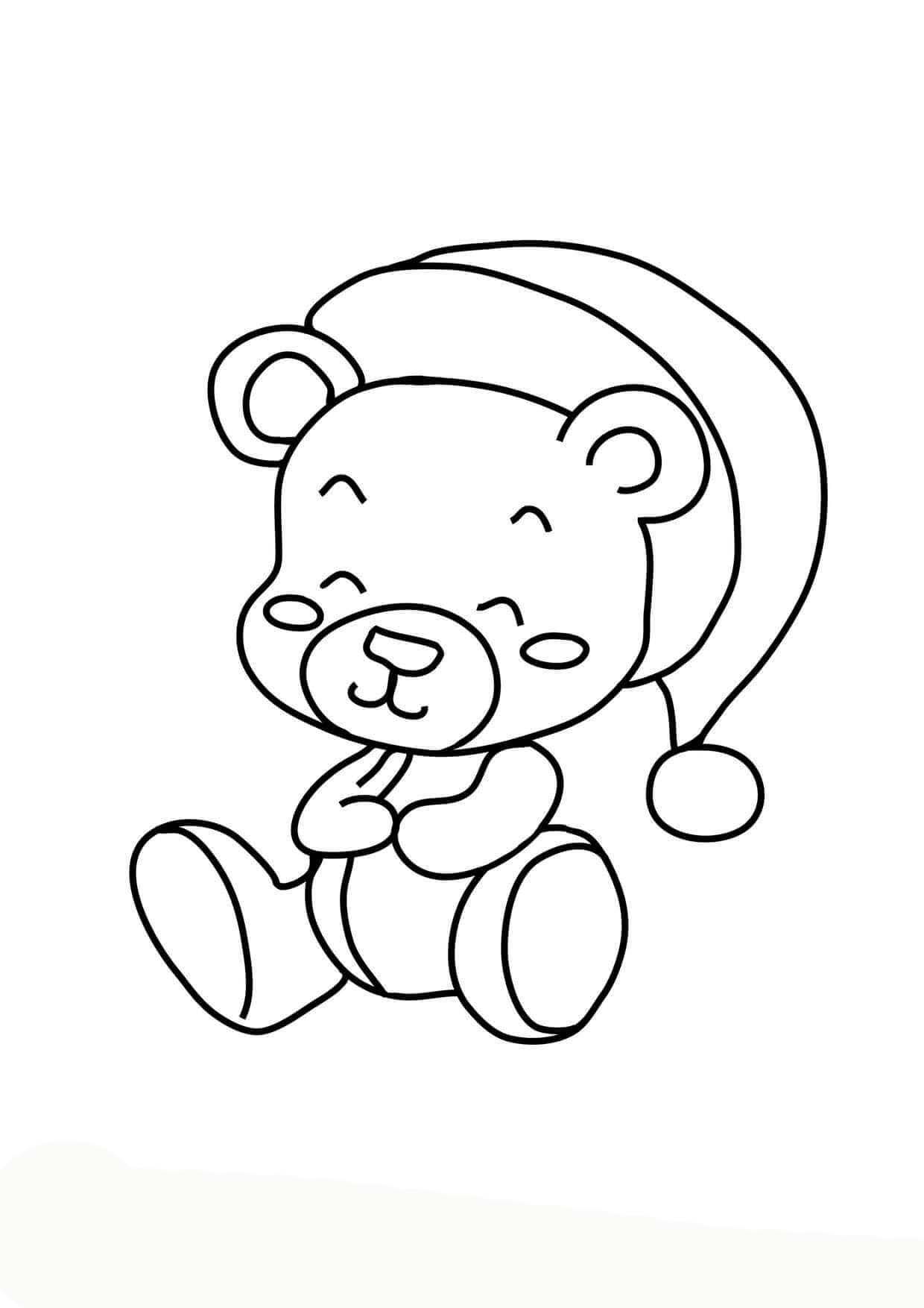 Coloriage Dessiner Nounours Titounis à imprimer