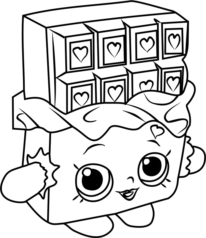 Coloriage Dessiner Shopkins - Page 1