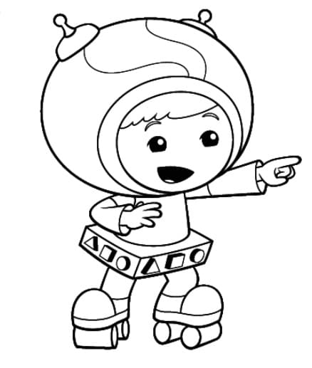 Coloriage Dessinez Geo dans Umizoomi gratuitement