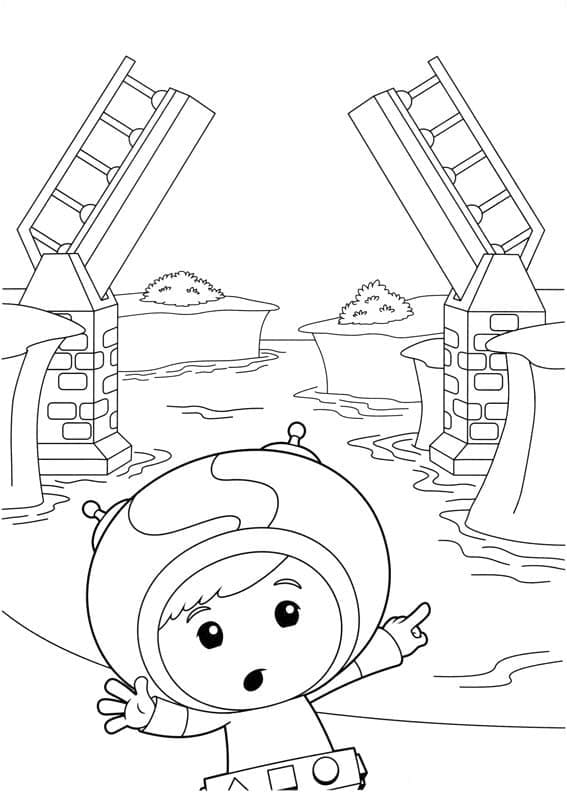 Coloriage Dessinez l'équipe Geo Umizoomi