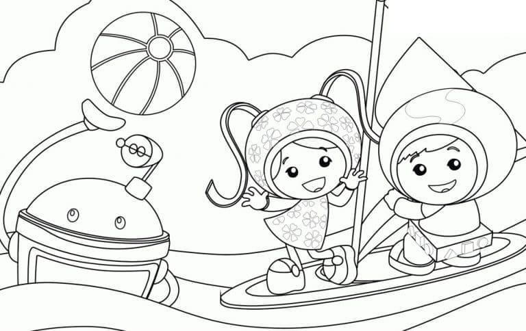 Coloriage Équipe Umizoomi gratuite