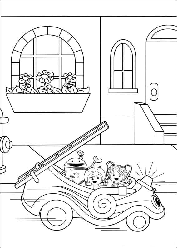 Coloriage Image de l'équipe Umizoomi