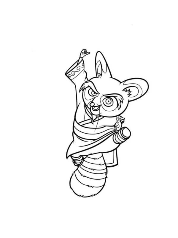 Coloriage L'apprenti de Maître Ugway est Shifu