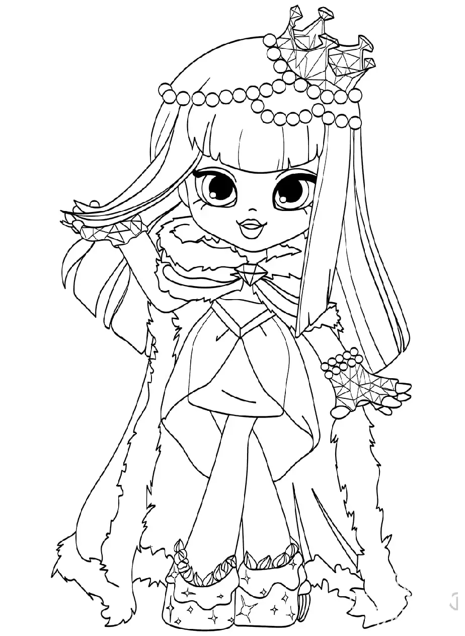 Coloriage Mignon bébé Jessicake à imprimer