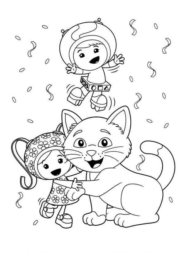 Coloriage Personnages de l'équipe Umizoomi