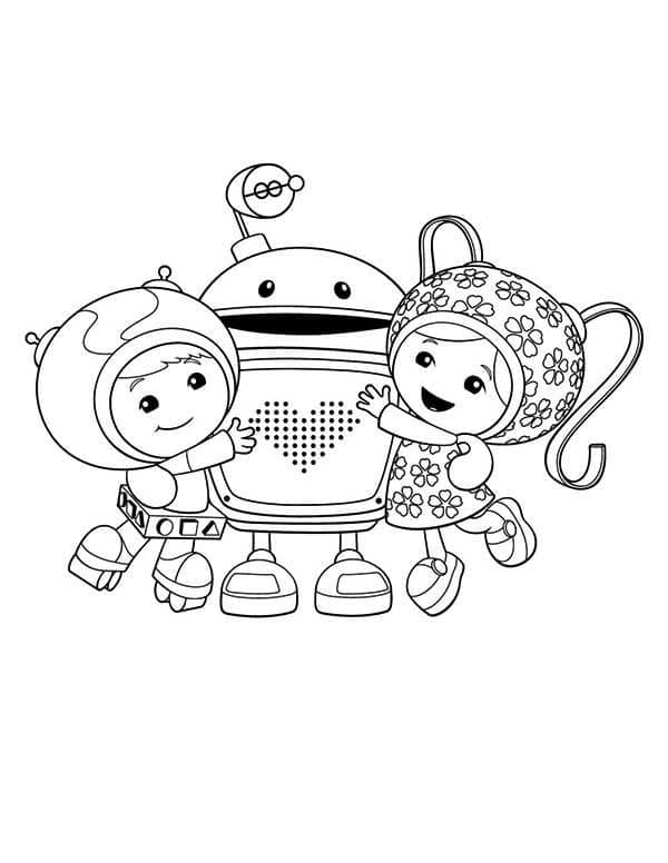 Coloriage Personnages d’Umizoomi à imprimer