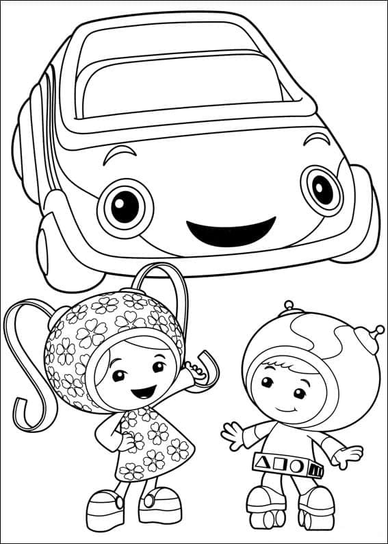 Coloriage Personnages mignons d'Umizoomi