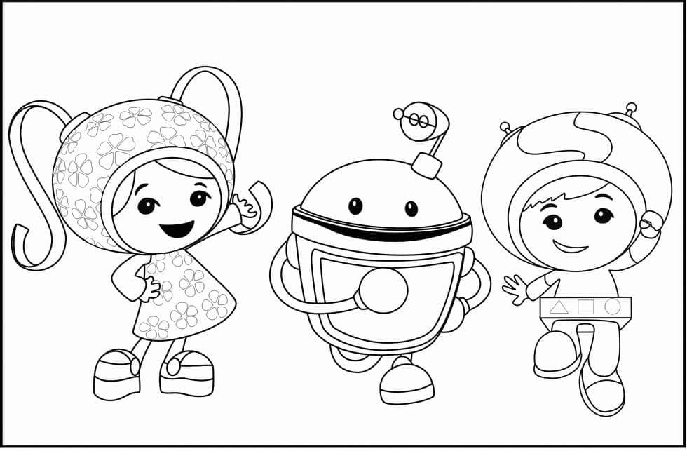 Coloriage Personnages Umizoomi gratuits à imprimer